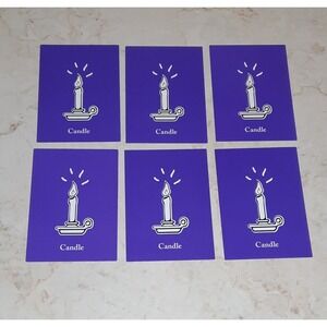 The Worst Case Scenario Survival Junior Game Replacement Pieces CANDLE CARDS